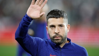 FILE PHOTO: Soccer Football - LaLiga - Rayo Vallecano v FC Barcelona - Campo de Futbol de Vallecas, Madrid, Spain - April 26, 2023 FC Barcelona's Jordi Alba before the match REUTERS/Juan Medina/File Photo (REUTERS)