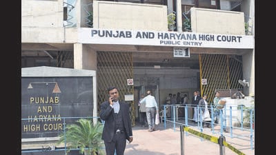 The Punjab and Haryana high court. (File photo) The Punjab and Haryana high court. (File photo)