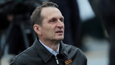 Sergei Naryshkin, head of Russia’s foreign intelligence agency (File Photo) (REUTERS)