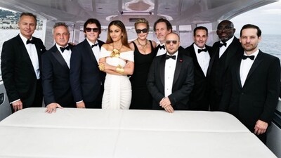 Natasha Poonawalla and Tobey Maguire were seen together at Cannes Film Festival 2023. Natasha Poonawalla and Tobey Maguire were seen together at Cannes Film Festival 2023.