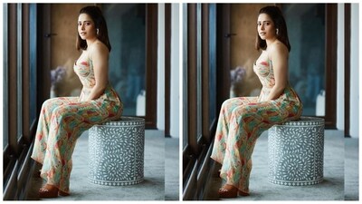 Nushrratt is a fan of colourful jumpsuits, and her Instagram diaries serve as proof of her love for them. Just the other day, the actress effortlessly styled a chic printed jumpsuit. (Instagram/@nushrrattbharuccha) Nushrratt is a fan of colourful jumpsuits, and her Instagram diaries serve as proof of her love for them. Just the other day, the actress effortlessly styled a chic printed jumpsuit. (Instagram/@nushrrattbharuccha)
