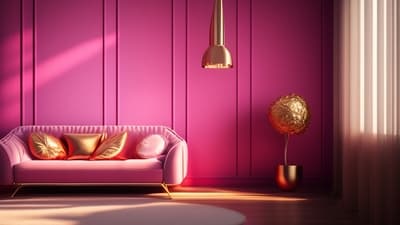 The boldness of viva magenta can transform your home into a vibrant and stylish sanctuary that reflects your personality and embraces the latest trends. (Freepik ) The boldness of viva magenta can transform your home into a vibrant and stylish sanctuary that reflects your personality and embraces the latest trends. (Freepik )