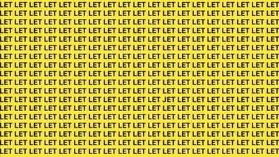 Viral Optical Illusion: Can you find an odd word in just five seconds? (Twitter/@HardikPatel911) Viral Optical Illusion: Can you find an odd word in just five seconds? (Twitter/@HardikPatel911)