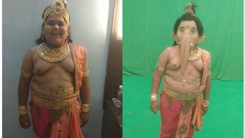 Abhay played Ganesha on Vighnaharta Ganesha. Abhay played Ganesha on Vighnaharta Ganesha.