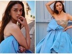 Aditi Rao Hydari has finally dropped a fresh set of photos in a blue gown on her Instagram handle from Cannes and her fans and rumoured boyfriend Siddharth went gaga.&nbsp;