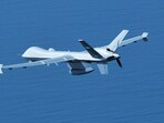 The Indian Navy leased two Sea Guardian drones from the US in 2020 The Indian Navy leased two Sea Guardian drones from the US in 2020
