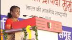 President Droupadi Murmu addressed a women conference organized by union ministry of tribal affairs (Twitter/@rashtrapatibhvn)