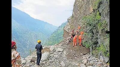 A major landslide on Thursday disrupted traffic on the Hindustan-Tibet road near Theog that connects apple-growing areas of Rohru, Jubbal, Kotkhai and Chopal to the rest of Himachal Pradesh. (Representational photo) A major landslide on Thursday disrupted traffic on the Hindustan-Tibet road near Theog that connects apple-growing areas of Rohru, Jubbal, Kotkhai and Chopal to the rest of Himachal Pradesh. (Representational photo)