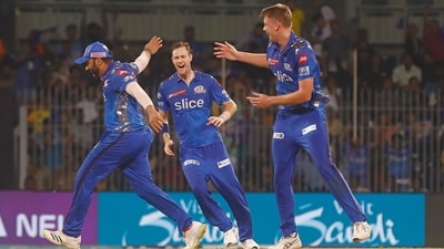 IPL 2023: Mumbai Indians' skipper Rohit Sharma along with teammates celebrate a wicket during the Eliminator match against Lucknow Super Giants. (ANI ) IPL 2023: Mumbai Indians' skipper Rohit Sharma along with teammates celebrate a wicket during the Eliminator match against Lucknow Super Giants. (ANI )