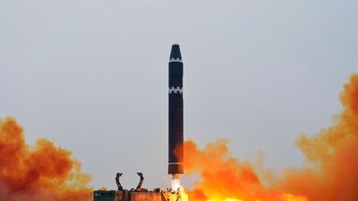 State News agency IRNA said the missile was called Kheibar.(Representational Image) (AP) State News agency IRNA said the missile was called Kheibar.(Representational Image) (AP)