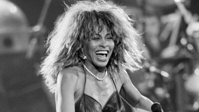 Tina Turner met Ike Turner during a performance by his band, the Kings of Rhythm, in 1956 and performed with them on stage. (AFP) Tina Turner met Ike Turner during a performance by his band, the Kings of Rhythm, in 1956 and performed with them on stage. (AFP)