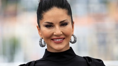Canadian actress Sunny Leone poses during a photocall for the film "Kennedy" at the 76th edition of the Cannes Film Festival in Cannes, southern France, on May 25, 2023. (Photo by Valery HACHE / AFP) (AFP) Canadian actress Sunny Leone poses during a photocall for the film "Kennedy" at the 76th edition of the Cannes Film Festival in Cannes, southern France, on May 25, 2023. (Photo by Valery HACHE / AFP) (AFP)