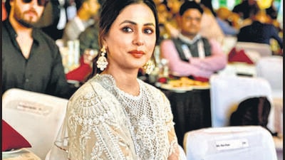 Hina Khan attends the G20 Tourism Working Group. Hina Khan attends the G20 Tourism Working Group.