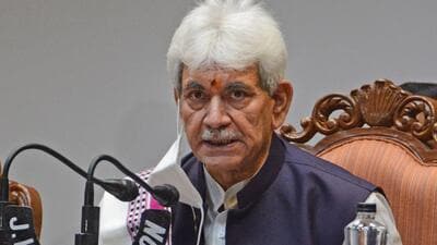 J&K lieutenant governor Manoj Sinha (PTI file)