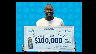 Souleymane Sana, who won a lottery. (NC Education lottery) Souleymane Sana, who won a lottery. (NC Education lottery)