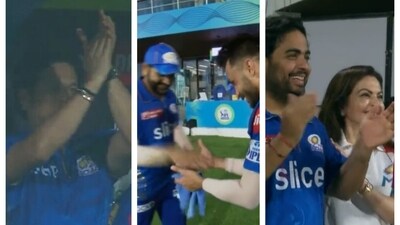 Sachin Tendulkar, Rohit Sharma and the Ambanis break celebrate Sachin Tendulkar, Rohit Sharma and the Ambanis break celebrate