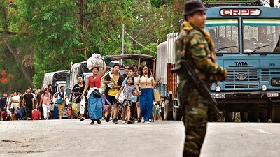 Despite thousands of forces, prohibitory orders and curfew in large parts of the state, and internet connections being snapped, local authorities have failed to get a handle on the law and order situation. (AFP) Despite thousands of forces, prohibitory orders and curfew in large parts of the state, and internet connections being snapped, local authorities have failed to get a handle on the law and order situation. (AFP)