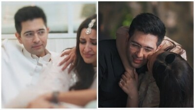 Parineeti Chopra and Raghav Chadha shared emotional moments in their engagement video. Parineeti Chopra and Raghav Chadha shared emotional moments in their engagement video.