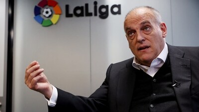 La Liga President Javier Tebas (REUTERS)