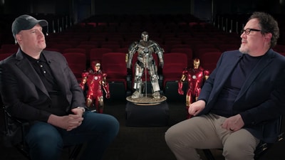 Marvel Studios President Kevin Feige and Iron Man director Jon Favreau. (Marvel) Marvel Studios President Kevin Feige and Iron Man director Jon Favreau. (Marvel)