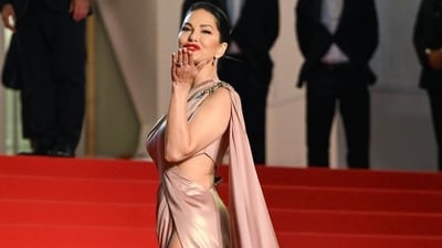 Sunny Leone at Kennedy's premiere at Cannes 2023. Sunny Leone at Kennedy's premiere at Cannes 2023.