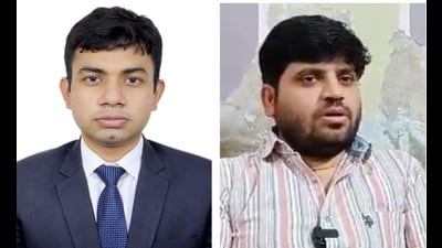 Tushar Kumar of Bihar (left) and Rewari’s Tushar Kumar have both claimed 44th rank in the UPSC civil services examination. Both have produced roll numbers and call letters for personality test issued by UPSC to buttress their claims. (HT Photos) Tushar Kumar of Bihar (left) and Rewari’s Tushar Kumar have both claimed 44th rank in the UPSC civil services examination. Both have produced roll numbers and call letters for personality test issued by UPSC to buttress their claims. (HT Photos)