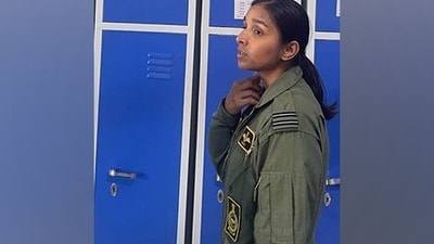 Shivangi Singh represented the Indian Air Force in the French exercise Orion in France. (ANI)