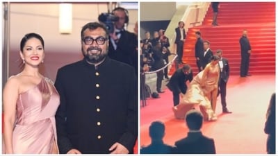 Sunny Leone and Anurag Kashyap were together with Rahul Bhat at the premiere of Kennedy at Cannes Film Festival. Sunny Leone and Anurag Kashyap were together with Rahul Bhat at the premiere of Kennedy at Cannes Film Festival.