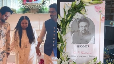 Ayushmann Khurrana and Aparshakti Khurana's father P Khurana died on May 19. Ayushmann Khurrana and Aparshakti Khurana's father P Khurana died on May 19.