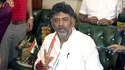 Karnataka Congress Chief and Karnataka deputy CM DK Shivakumar in Bengaluru. (ANI) Karnataka Congress Chief and Karnataka deputy CM DK Shivakumar in Bengaluru. (ANI)