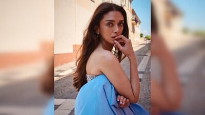 Aditi Rao Hydari's look was assembled for the glam event by stylist Sanam Ratansi. (Instagram/@aditiraohydari)