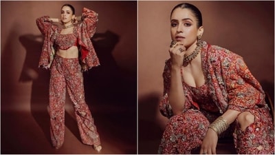Sanya Malhotra is receiving an overwhelming amount of praise and compliments from fans, as she takes the social media world by storm. It's not just her remarkable acting skills in her latest movie 'Kathal' that are garnering attention but also her stunning fashion looks that have fans swooning. Sanya effortlessly knows how to slay any look with finesse, and her most recent appearance in a captivating embroidered co-ord set is a true testament to her incredible sense of style. (Instagram/@sanyamalhotra_) Sanya Malhotra is receiving an overwhelming amount of praise and compliments from fans, as she takes the social media world by storm. It's not just her remarkable acting skills in her latest movie 'Kathal' that are garnering attention but also her stunning fashion looks that have fans swooning. Sanya effortlessly knows how to slay any look with finesse, and her most recent appearance in a captivating embroidered co-ord set is a true testament to her incredible sense of style. (Instagram/@sanyamalhotra_)