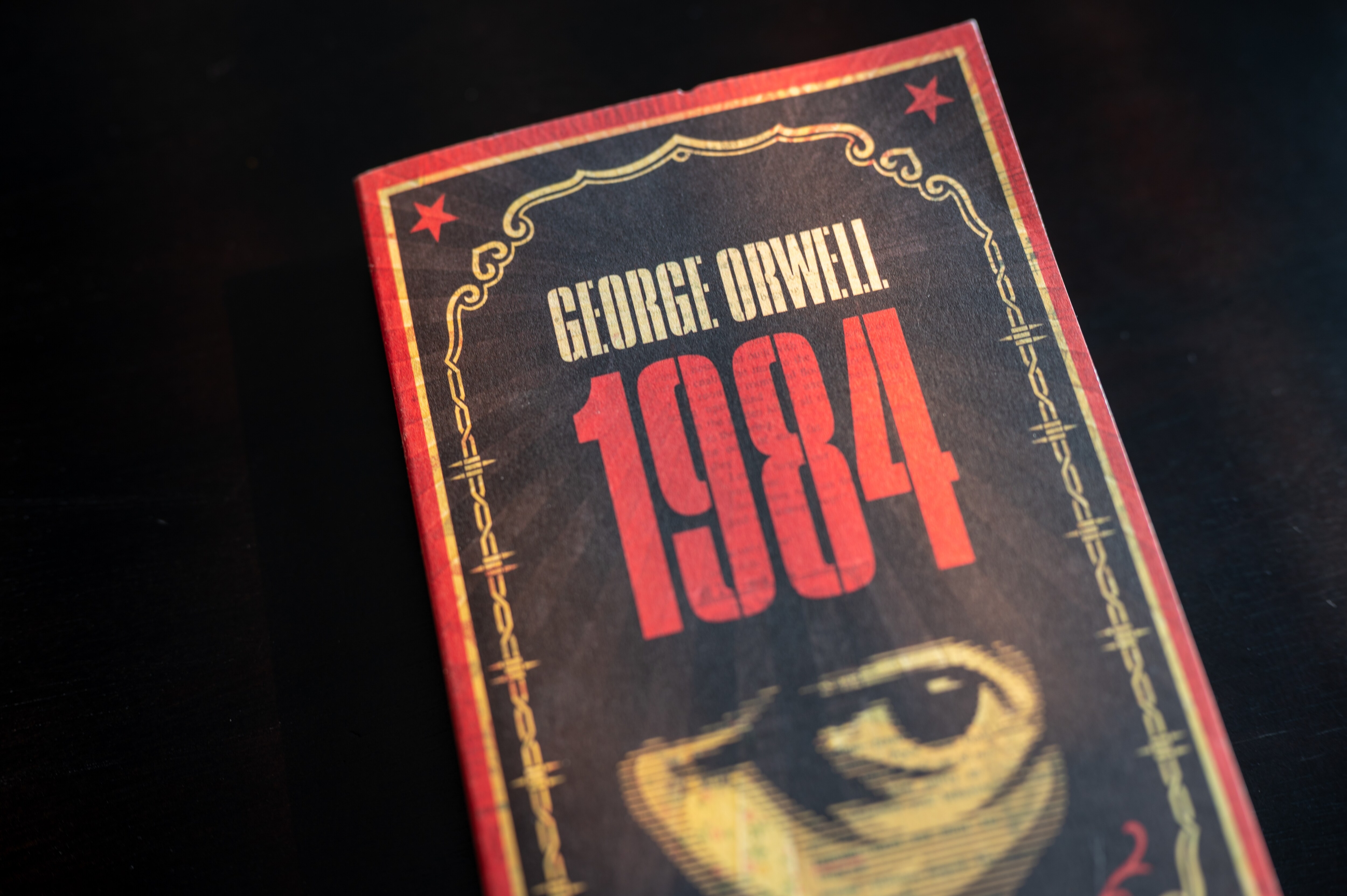 George Orwell's 1984. Classic cover (Shutterstock) George Orwell's 1984. Classic cover (Shutterstock)