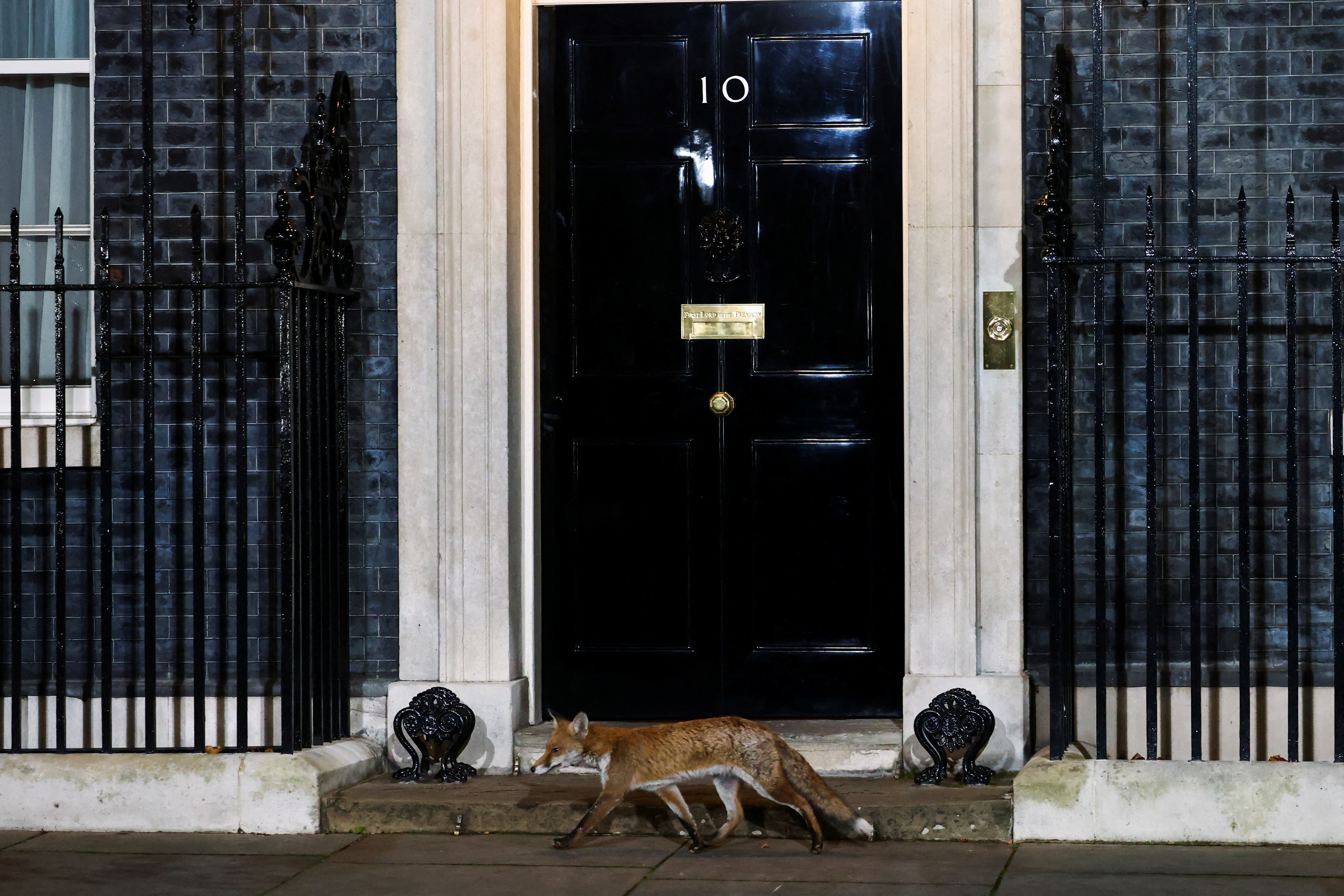 A photograph of Number 10 Downing Street, in London. (Reuters)