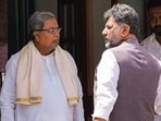Karnataka chief minister Siddaramaiah and deputy chief minister DK Shivakumar. (File) Karnataka chief minister Siddaramaiah and deputy chief minister DK Shivakumar. (File)