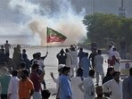File photo of May 9 violence in Punjab by PTI supporters after their mercurial leader Imran Khan Niazi was arrested in a corruption case. File photo of May 9 violence in Punjab by PTI supporters after their mercurial leader Imran Khan Niazi was arrested in a corruption case.