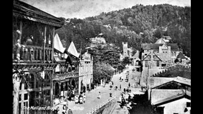 A picture postcard of Simla in the 1930s. (Getty Images) A picture postcard of Simla in the 1930s. (Getty Images)