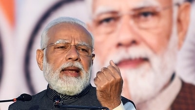 The political imagery of the prime minister inaugurating the new parliament must be seen along with various other images of him signifying a rejuvenation of the Indian state under the current government’s tenur (ANI Photo/Ayush Sharma) The political imagery of the prime minister inaugurating the new parliament must be seen along with various other images of him signifying a rejuvenation of the Indian state under the current government’s tenur (ANI Photo/Ayush Sharma)