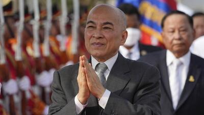 Cambodia's King Norodom Sihamoni will be accorded a ceremonial welcome at the Rashtrapati Bhavan on May 30 (AP File Photo) Cambodia's King Norodom Sihamoni will be accorded a ceremonial welcome at the Rashtrapati Bhavan on May 30 (AP File Photo)