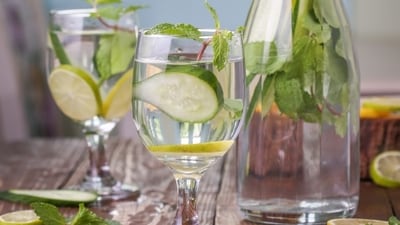Cucumber Mint Refresher: Take 1 cucumber (sliced) and a handful of fresh mint leaves. Place the cucumber slices and mint leaves in a pitcher of water. Let it infuse in the refrigerator for a couple of hours before enjoying. (Pexels) Cucumber Mint Refresher: Take 1 cucumber (sliced) and a handful of fresh mint leaves. Place the cucumber slices and mint leaves in a pitcher of water. Let it infuse in the refrigerator for a couple of hours before enjoying. (Pexels)