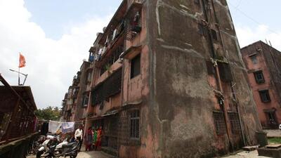 One of the extremely dangerous buildings. (Hindustan Times)