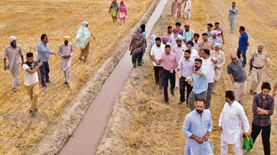 SAD has threatened that the party would hold a protest to stop the flow of extra water to Rajasthan. (HT File Photo)