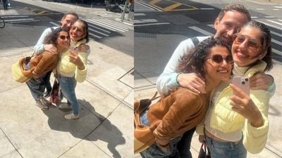 Taapsee Pannu's boyfriend Mathias Boe also joined her and Shagun in New York. Taapsee and Mathias, who is a badminton player, have been in a relationship for many years now. According to the actor, the two had connected on Twitter and became friends first, before they started dating. Taapsee Pannu's boyfriend Mathias Boe also joined her and Shagun in New York. Taapsee and Mathias, who is a badminton player, have been in a relationship for many years now. According to the actor, the two had connected on Twitter and became friends first, before they started dating.
