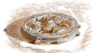 The old Parliament building, a magnificent structure, has been the site where India’s politics has evolved throughout the post-Independence era (Illustration: Mohit Suneja) The old Parliament building, a magnificent structure, has been the site where India’s politics has evolved throughout the post-Independence era (Illustration: Mohit Suneja)