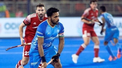 Harmanpreet Singh in action for India. (Hockey India) Harmanpreet Singh in action for India. (Hockey India)