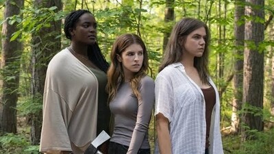 Wunmi Mosaku, Anna Kendrick and Kaniehtiio Horn in Alice, Darling. Wunmi Mosaku, Anna Kendrick and Kaniehtiio Horn in Alice, Darling.