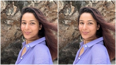 In a no makeup look, Shehnaaz gave us fresh travel goals. (Instagram/@shehnaazgill) In a no makeup look, Shehnaaz gave us fresh travel goals. (Instagram/@shehnaazgill)