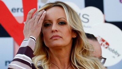 Stormy Daniels, the adult actress known by the legal name Stephanie Clifford, (REUTERS)