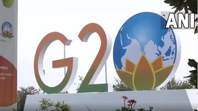 Logo of the G20 summit (ANI)