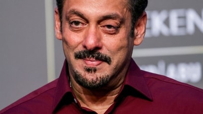 Bollywood actor Salman Khan speaks during a press conference ahead of the 23rd edition of the International Indian Film Academy (IIFA) Awards in Abu Dhabi on May 25, 2023. (Photo by Giuseppe CACACE / AFP) (AFP)